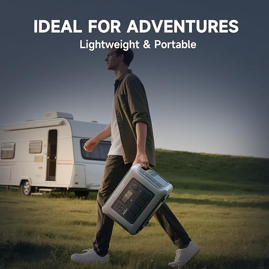 ALLPOWERS R1500 LITE Portable Power Station,1600W/1056Wh LiFePO4 Solar Generator, Solar Power with UPS Function, Fast Charging (R1500 LITE)