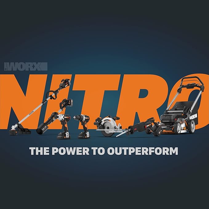 Worx Nitro WG186.9 40V Power Share PRO Attachment-Capable Driveshare 15" Cordless String Trimmer (Tool Only)