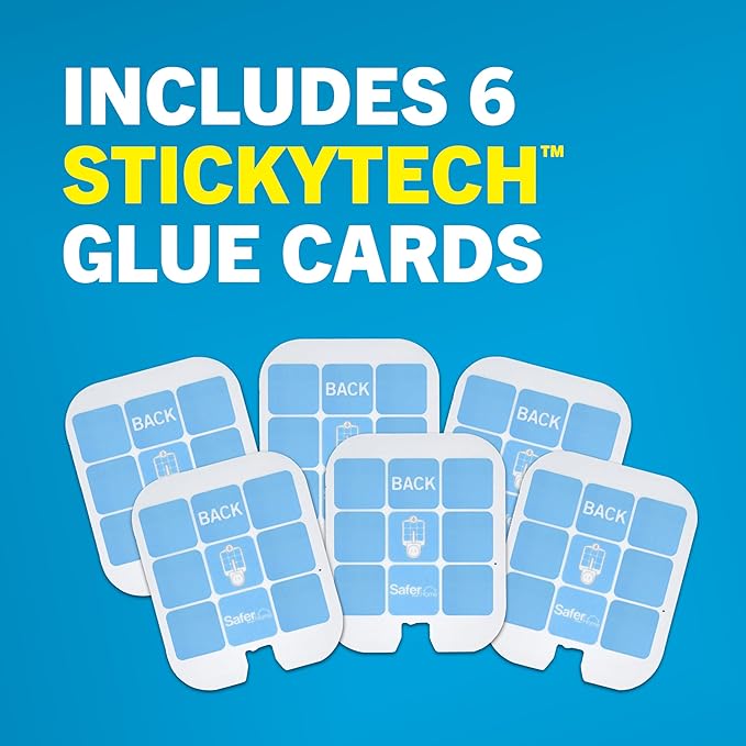 Safer Home SH506 Trap Refill Pack of Glue Cards for SH502 Indoor Fly Trap, 6 Count (Pack of 1)