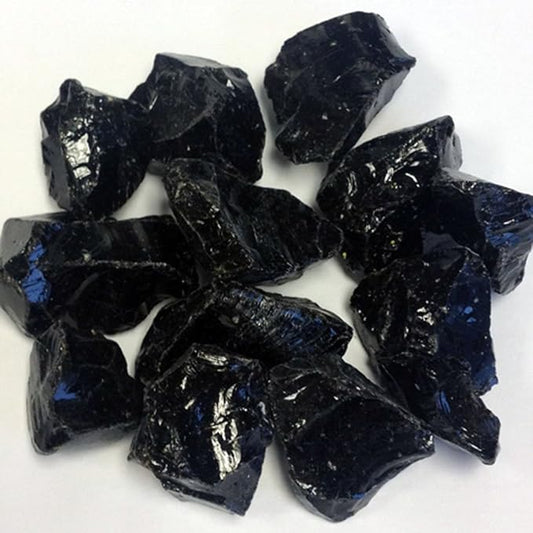 AZ Patio Firepit Recycled Glass, 20 lb, Black