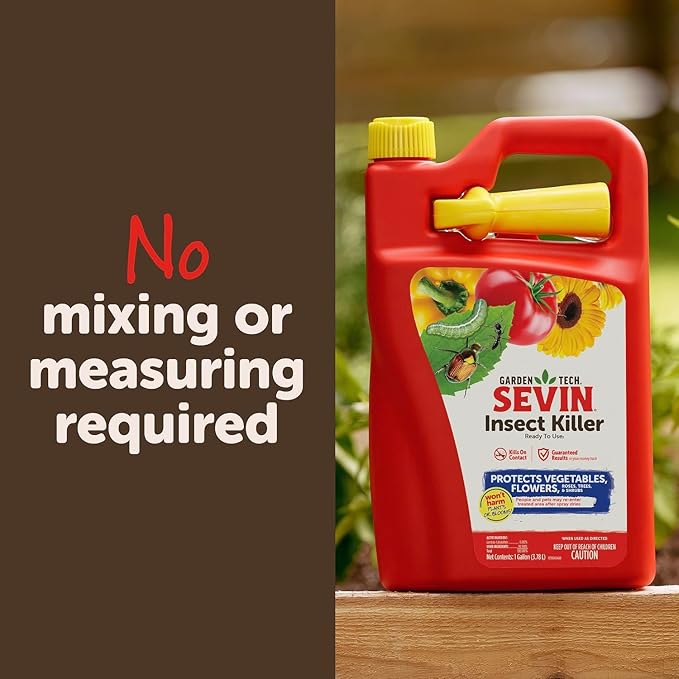 Sevin 100547234 Insect Killer Ready to use 1 Gallon, White Label