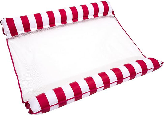 Aqua 4-in-1 Monterey Hammock Pool Float & Water Hammocks, 1-2-3-4 Multipacks – Multiple Colors/Styles – for Adults and Kids Floating
