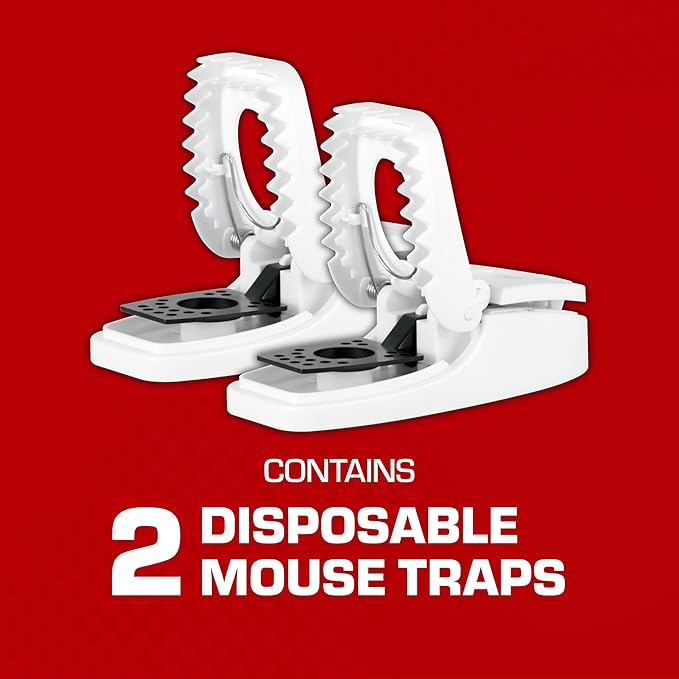 Tomcat Trap and Bait Bundle for Rats and Mice, Includes 2 Press 'N Set Mouse Traps, 1 Rat Snap Trap and Attractant Gel