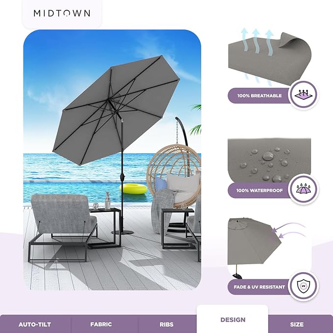 Midtown Umbrellas Patio Umbrella Color 328