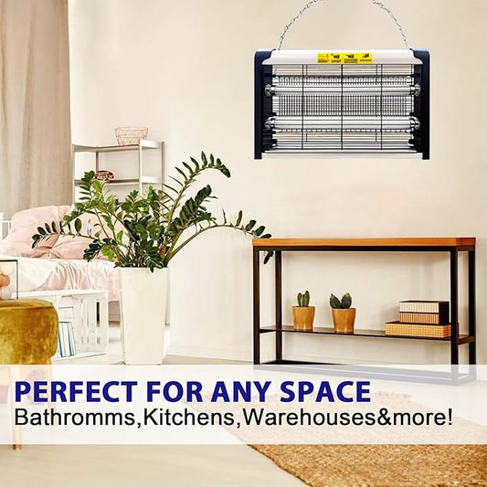 20W Electric Indoor Bug Zapper, Mosquito Trap with UV Light, Insect Eliminator for Home, Office, Restaurant