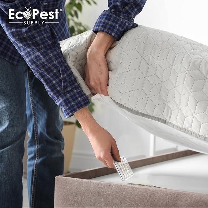 Bed Bug Detector – 6 Pack | Early Detection Bed Bug Trap, Monitor, and Detector for Home and Travel | Indoor Pest Control Traps for Bed Bugs