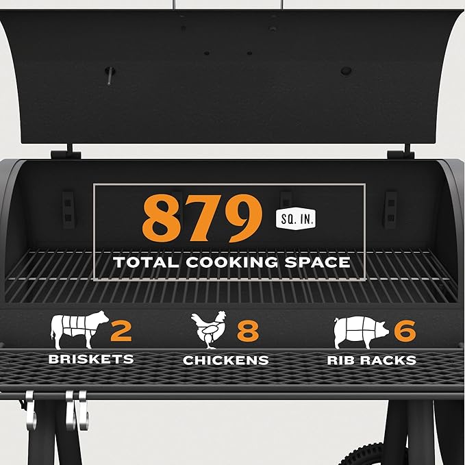 Oklahoma Joes® Highland Offset Smoker and Grill - 24203001