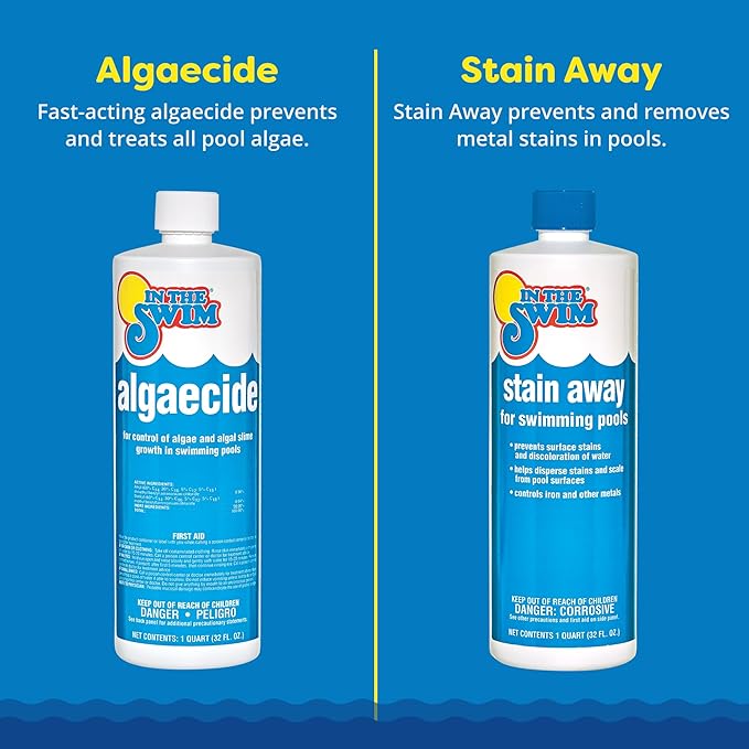 In The Swim Basic Chemical Value Kit and 100 Days of Summer Bundle - for Above Ground and In-Ground Pools - Easy Maintenance and Season-Long Clarity - 7.5K Gallons