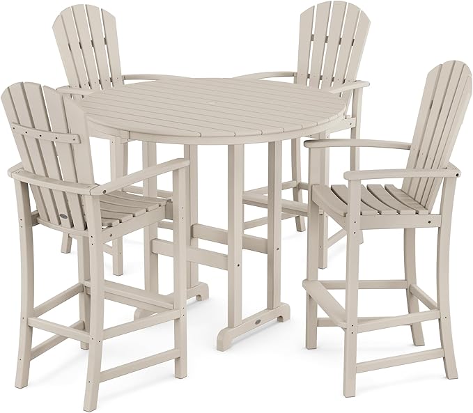 POLYWOOD® Palm Coast Bar Set, Sand