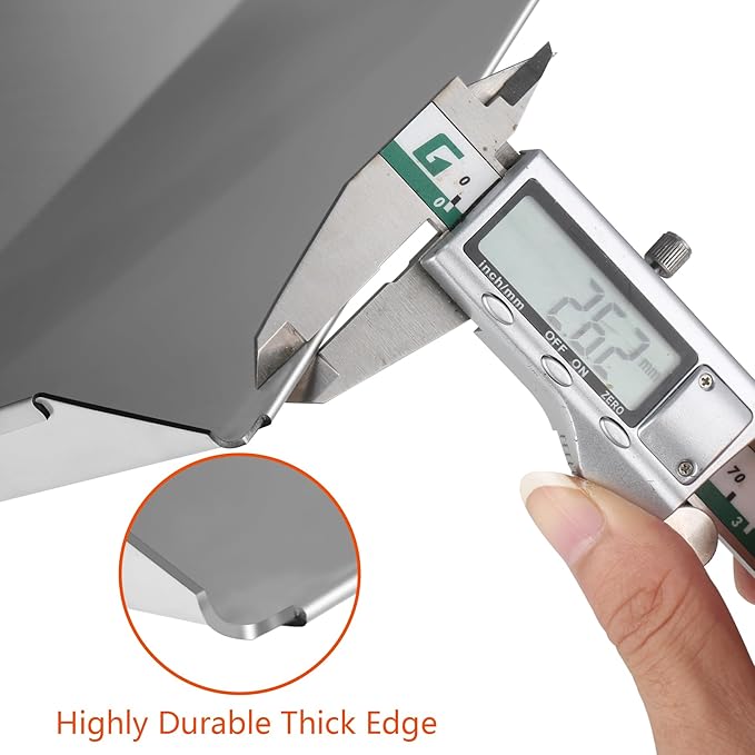 Drip Tray Heat Baffle Replacement for Traeger Woodridge pellet Grill TFB86MLH ,Stainless Steel Grill Grease Drip Pan Compatible With Traeger Drip Tray Liner BAC818 for Traeger Grills Accessories