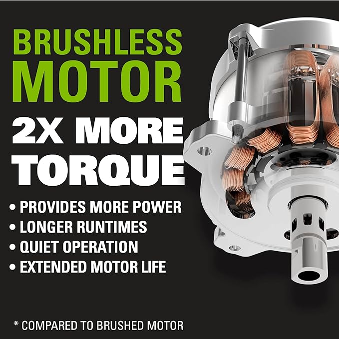 Greenworks 80V Brushless Cordless Yard Tool Combo Kit with 2.0Ah Battery & Rapid Charger – 16" Dual-Line String Trimmer and 500 CFM / 125 MPH Leaf Blower, Variable Speed, 4-Year Warranty