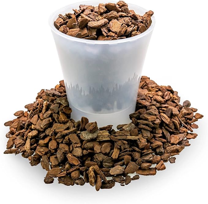 GARDENERA New Zealand Pinus Radiata Bark - 20 Quart - Organic Hand Mixed New Zealand Orchiata Pine Bark for Orchids - Medium Chips 9-12mm - (4 Bags of 5 Quart)
