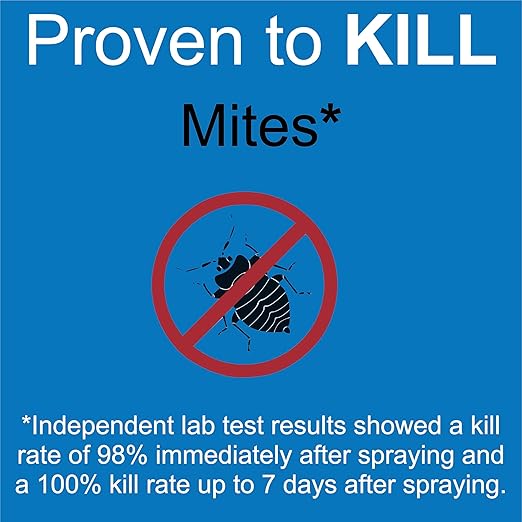Premo Guard Natural Mite Spray – 16 oz Bottle – Plant Based Treatment for Dust, Spider, Carpet, Bird, Rat Mites – Safe for Families, Pet, Home, Bedding & Furniture When Used As Directed