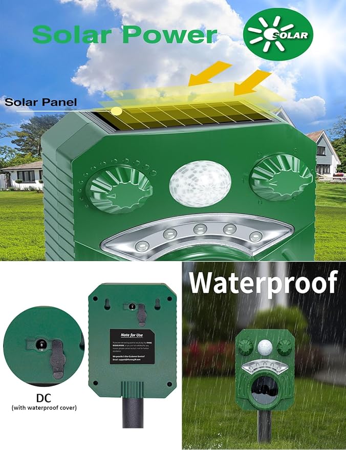 Ultrasonic Repellers Pest Control Repellents Devices