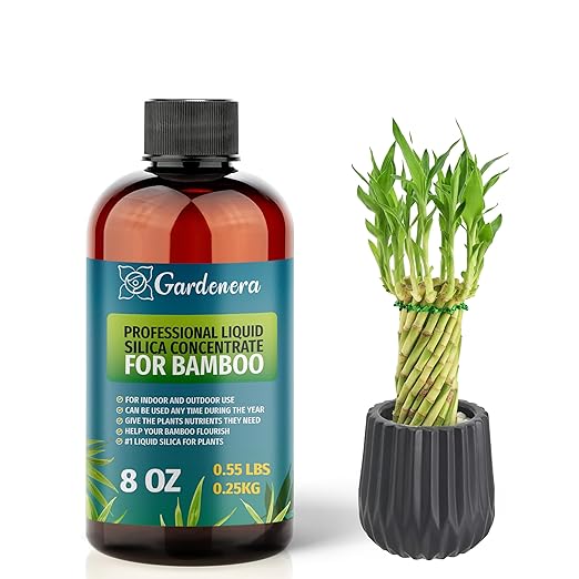 𝐁𝐄𝐒𝐓𝐒𝐄𝐋𝐋𝐄𝐑 Liquid Silica Plant Supplement - 8oz - Bamboo Plants Liquid Silica Boost Fertilizer - Stronger Stems & Healthy Leaves for Indoor & Outdoor Bamboo Plants (Makes 45 Gallons)