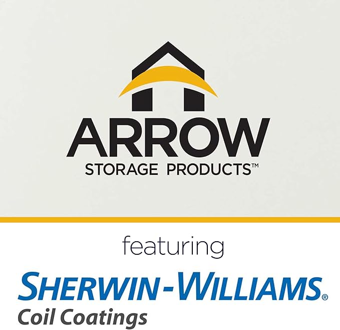 Arrow Carports Galvanized Steel Carport, RV Metal Carport Kit, 14' x 29' x 14', Eggshell