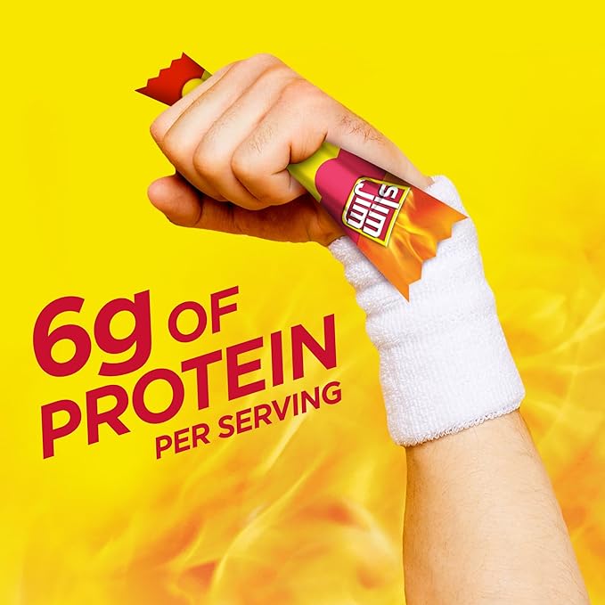 Slim Jim Smoked Meat Sticks, Original Flavor, 6g Protein Per Serving, Snack Size, Valentine's Day Gift For Him, 0.28 oz. (46 Count)
