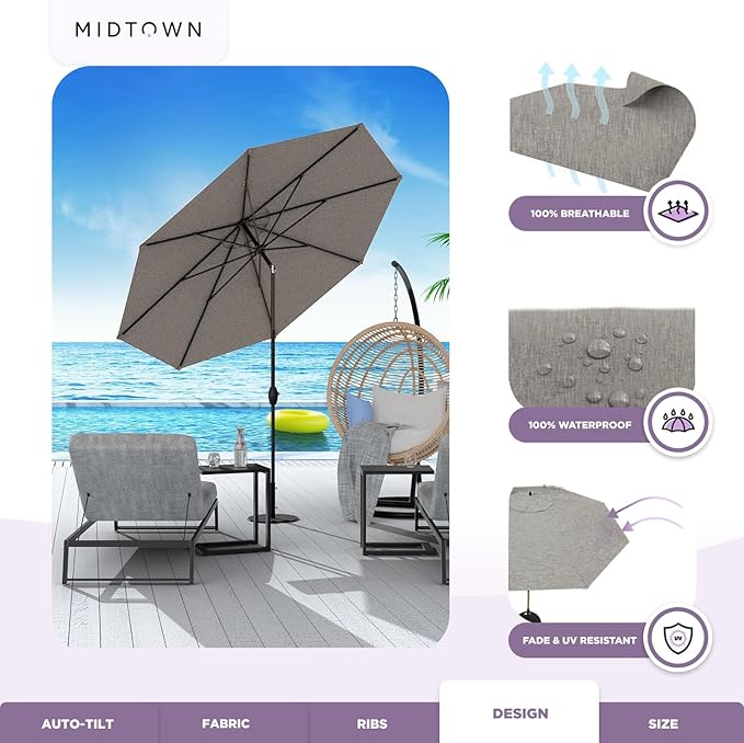 Midtown Umbrellas Patio Umbrella Color 334