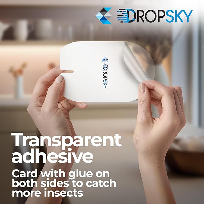 DropSky Flying Insect Trap Refill- Plug in Bug Catcher Indoor Refills, Indoor Fly Trap, Indoor Fly Trap,Trap for Mosquitos, Bugs, Insects, Gnats, Moth and Fruit Flies -Plug in Refill (Pack of 6 DP09)