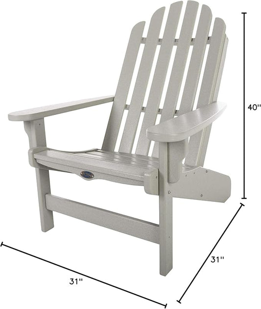 Nags Head Hammocks Classic Adirondack Chair, Gray