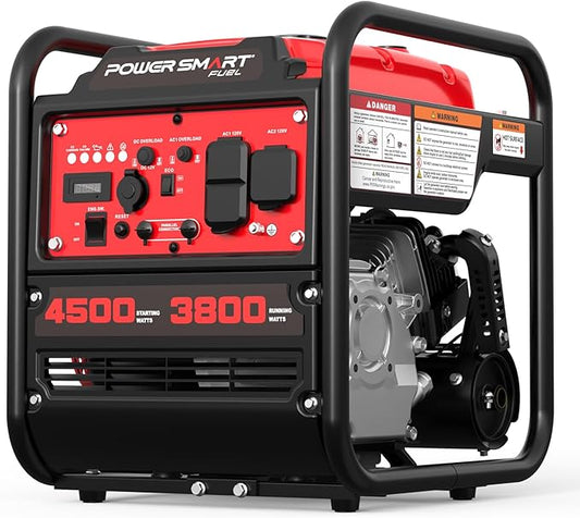 PowerSmart 4500-Watt Portable Generator with Inverter Technology, CO Protect, Home Use