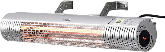 Global Industrial Infrared Patio Heater W/Remote Control, Wall/Ceiling Mount, 1500W, 120V