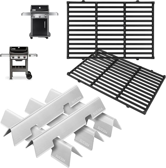 GS4 Spirit II Grill Replacement Parts for Weber GS4 Spirit 2 Grill Parts Spirit II/I 300 SER Accessories for Weber GS4 Spirit 2 E310 E320,7636 69797 67046 Flavorizer Bars&7638 64812 65906 Grill Grates