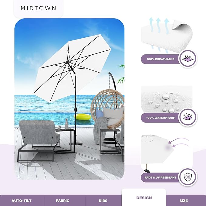 Midtown Umbrellas Patio Umbrella Color 135