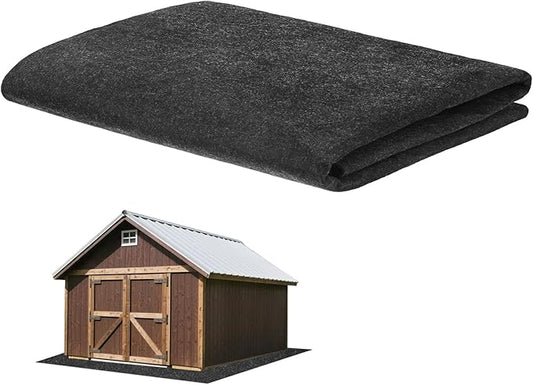 Outdoor Storage Shed Mat, 3 x 2.5 FT Garage Floor Mats with Reusable, Washable, Non Slip, Durable for Protects Garage Floors/Driveways/Entrance Doors/Deck [Gray]