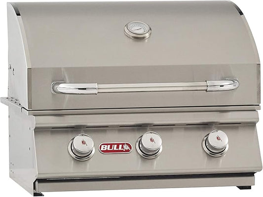 Bull Outdoor Products 69008 LP Steer Premium Drop in Grill, Liquid Propane, Silver