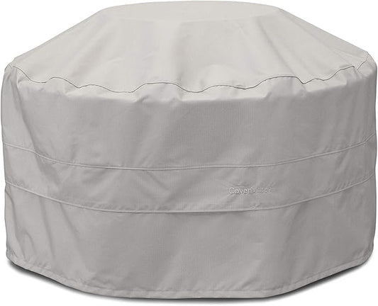 POLYWOOD® Round 48" Fire Pit Table in White