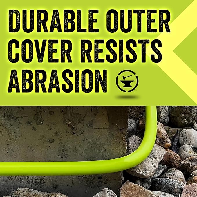Flexzilla Garden Hose 5/8 in. x 50 ft., Lightweight All-Weather Water Hose, Durable and Flexible, Leak-Free Connections
