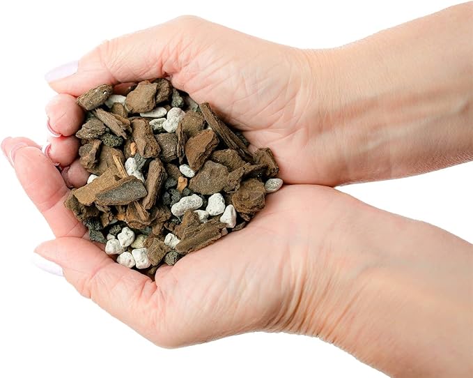 Premium Bonsai Soil All Purpose Fast Draining Mix - Pumice, Lava, Calcined Clay and Pine Bark Potting Pre Mixed Bonsai Plant Soil Mixture by GARDENERA- Made in USA - (2 Quart Bag)