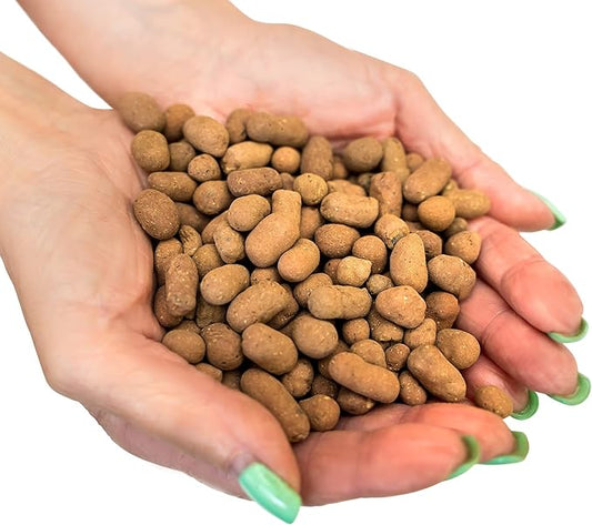 Gardenera Expanded Clay Pebbles for Plants – 4mm-16mm LECA Balls | 100% Natural Hydroton Clay for Drainage, Hydroponics, Aquaponics, Terrariums, Orchids & Indoor Plant Growing Medium - 3 Quarts