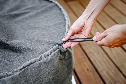 Breeo X Series Fire Pit Cover for X19 (22") - Round Fire Pit Cover - Marine Grade Water-Resistant Cover w/ anti-sag support - Durable Fire Pit Shelter