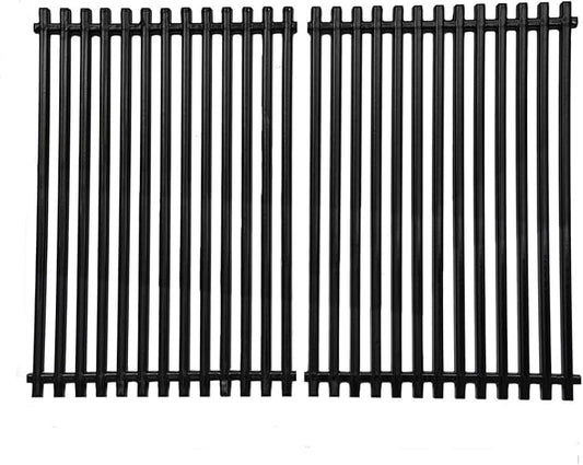 GasSaf Grill Grates for Weber Spirit 300, Spirit 700, Genesis Silver Gold B|C, Platinum B|C, Porcelain Grid Grates Replacement for Genesis 1000-3500, Gas Grill Parts for Weber 7525 (17.4 x11.8)