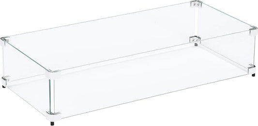 Celestial 29" x 13" x 6" Wind Guard, fits Celestial 24”x 8” Fire Pit Burner Pans