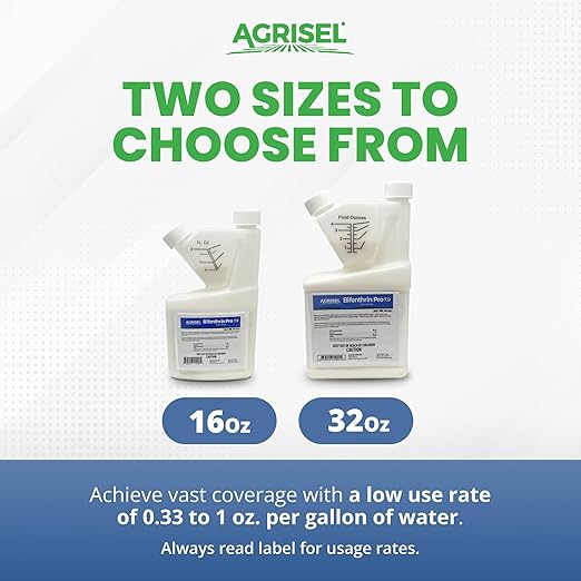 Bifenthrin Pro 7.9, Insect Control, Safe for Plants & Crops, Insecticide, Effective Against 125+ Insects, Includes 3-Pack of Agrisel Protective Gloves, 1 Gallon