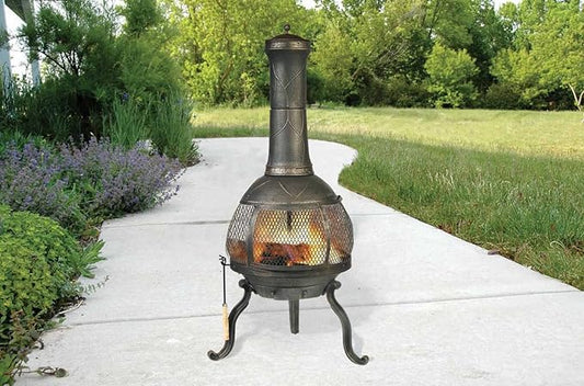 Deckmate Sonora Outdoor Chimenea Fireplace Model 30199