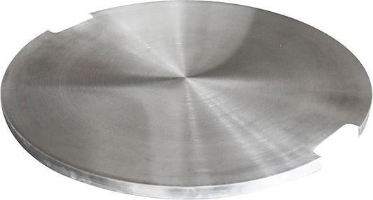 All Fire Table Pit Wind Screens and Stainless Steel Buner Lid from ELEMENTI | ELEMENTI Plus and MODENO (Burner Lid, Round 26.5" SS Lid - 126D)