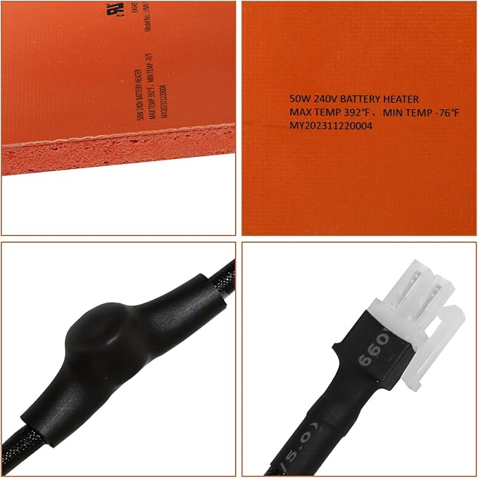 Battery Heater Pad for Generac 7101,Battery Warmer Pad Outdoor Cold Weather Kit for Generac 9KW-22KW 2008+ Air Cooled Standby Generator
