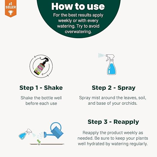 Gardenera Proffesional Tomato Spray Fertilizer Mist for Home Gardening | 3-1-2 Gentle Blend Mist for Healthy Leaves & Growth | Essential Nutrients for Tomatoes - 8oz
