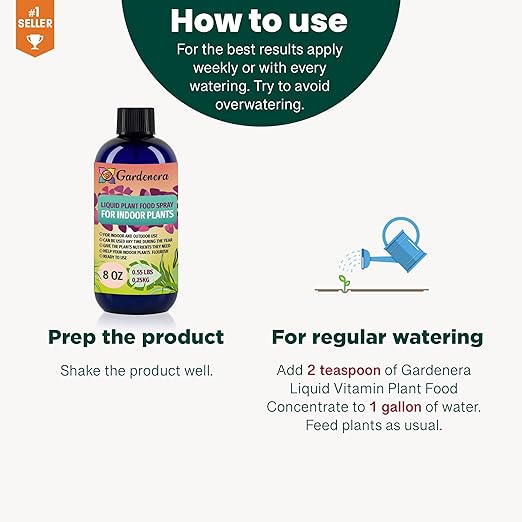 Gardenera Plant Growth Superfood for Banana Trees with 18 Key Vitamins & Minerals - Organic Plant Food Fertilizer - Micro-Fungi and Bio-Organisms for Banana Plant Care & Growth Enhancement - 32oz