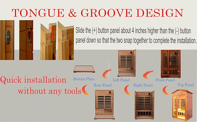 LTCCDSS Mahogany Outdoor Sauna 2 Person,Super Low EMF Far Infrared Sauna for Home, Withstand Outdoor Temp -10℉-149℉| EMF Readings Below 0.5mG, 9 Low EMF Boards-Chromotherapy-Bluetooth Speaker