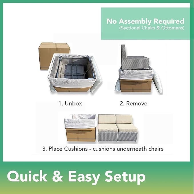 Fully Assembled 11 Piece Ohana Outdoor Patio Furniture Black Wicker Gray Olefin Cover Conversation Set with and 42-inch Propane Gas Fire Table