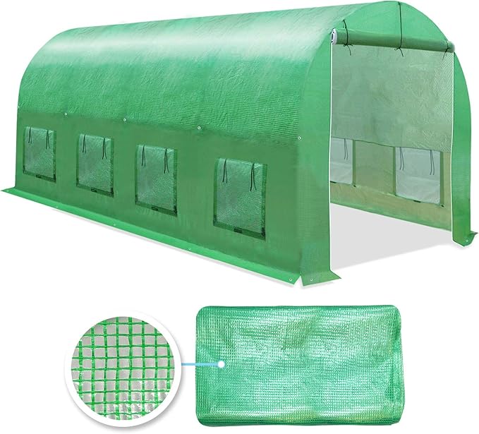 BenefitUSA Replacement Cover for Greenhouse (16'x7'x7')