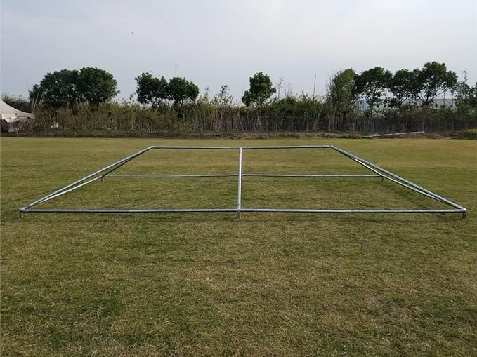 Party Tents Direct 10'x20' Weekender West Coast Tent Frame Party Tent (Green/White) PVC Top with Storage Bag - Tents for Parties, Weddings, Birthdays, Banquets, Fiestas, Workshop, Outdoor Event