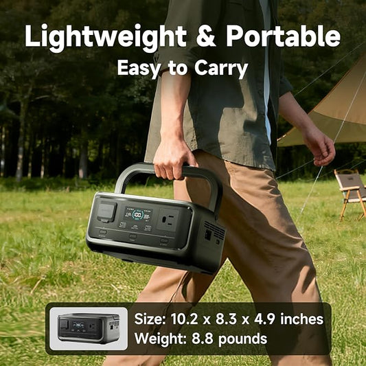 ALLPOWERS VOLIX P300 300W(600W peak) Portable Power Station with UPS Function,256Wh LiFePO4 Battery,Solar Generator Compatible (MPPT 110W Max),1-Hour AC Fast Charging,Home Backup,Office,RV,Camping