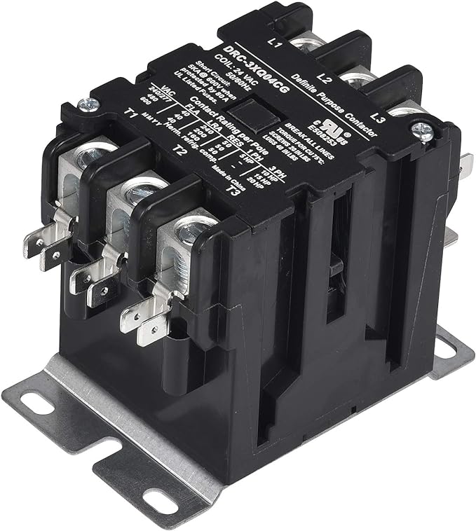 SUNLEE 3 Pole 40 Amp contactor 240V coil UL Recognized A2L Compliant OEM fits Siemens 42CF35AG equivalent DP Contactor HVAC Contactor