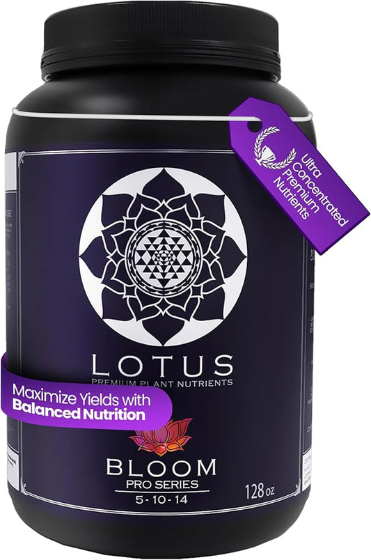 Bloom Pro Series - Hydroponic Plant Nutrients and Fertilizer, Water Soluble Plant Food, for Coco Coir Hydro and Soil, Enhances Flowering and Fruiting, Indoor and Outdoor Grows (128oz)
